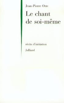 Le chant de soi-même - Récits d'initiation du cercle - Récits d'initiation du cercle