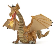 Figurine Dragon or avec flamme - Papo