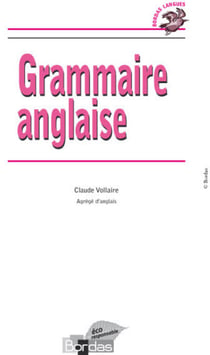Bordas Langues - Grammaire anglaise