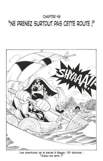 One Piece édition originale - Chapitre 48 - "Ne prenez surtout pas cette route !"