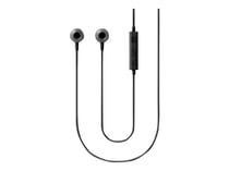 Samsung EO-HS130 - Écouteurs avec micro - intra-auriculaire - filaire - jack 3,5mm - noir - pour Galaxy Core Prime VE, Note 10, Note 8.0, S5, Tab 2, Tab 8.9, Tab WiFi, Xcover, Y Duos