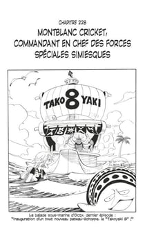 One Piece édition originale - Chapitre 228 - Montblanc Cricket, commandant en chef des Forces Spéciales Simiesques