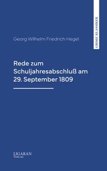 Rede zum Schuljahresabschluß am 29. September 1809