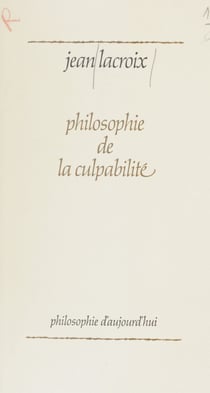 Philosophie de la culpabilité