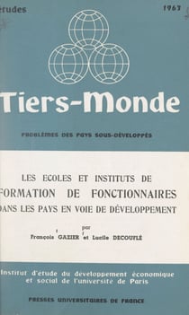Les écoles et instituts de formation de fonctionnaires dans les pays en voie de développement - Dans les pays en voie de développement