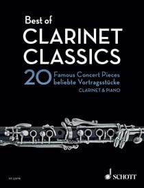 Best of Clarinet Classics - 20 Famous Concert Pieces for Clarinet in Bb and Piano