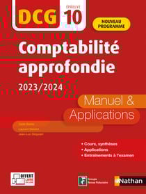 DCG 10 - Comptabilité approfondie 2023-2024 - Livre en Ligne