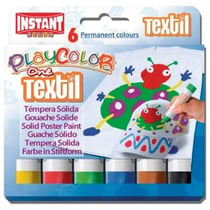 BOITE 6 STICKS GOUACHE SOLIDE TEXTIL ONE