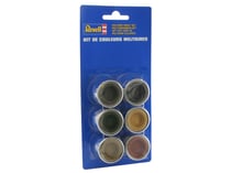 Set de 6 pots de 14 ml de peinture Email Color Revell - Militaires