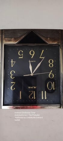 Inverting Clockwise Time Anticlockwise