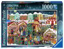 Puzzle 1000 pièces - Le marché de Noël - Ravensburger