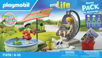 Playmobil® - Maman et enfant avec fauteuil suspendu - 71476 - La maison moderne