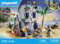 Playmobil® - Ile au trésor pirate et monstre marin - 71531 - PLAYMOBIL Pirates