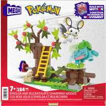 Méga Pokémon : Le bois jolis d'Emolga et Bulbizarre - Mattel