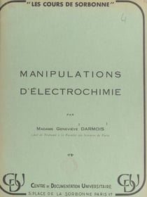 Manipulations d'électrochimie