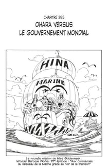 One Piece édition originale - Chapitre 395 - Ohara versus le Gouvernement mondial
