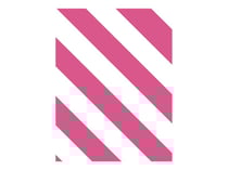 Masking tape Casa 10 cm - rayé rose fluo