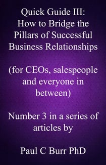 Quick Guide III - How to Bridge the Pillars of Successful Business Relationships - Quick Guides to Business, #3