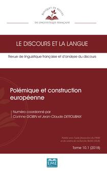 Polémique et construction européenne - 10.1 - 2018