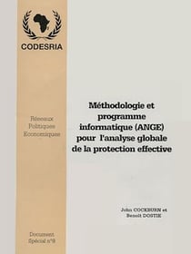 Méthodologie et programme informatique (ANGE) pour l'analyse globale de la protection effective