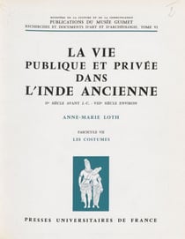 La vie publique et privée dans l'Inde ancienne (7) : IIe siècle avant J.-C. VIIIe siècle environ - Les costumes