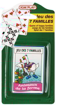 Jeux de 7 familles assortis