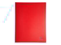 Porte-vues A4 - 80 vues - Polypro - Exacompta - Rouge