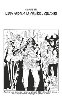 One Piece édition originale - Chapitre 837 - Luffy versus le général Cracker