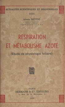 Respiration et métabolisme azoté - Étude de physiologie foliaire