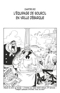 One Piece édition originale - Chapitre 810 - L'équipage de sourcil en vrille débarque