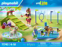 Playmobil - Aire de jeux pour chiens et personnages - 71745