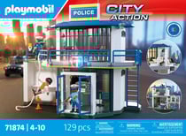 Playmobil® - Poste de police avec salle de recherches - 71874 - Playmobil® Les policiers