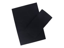 Set 2 feuilles feutrines noires - Créalia