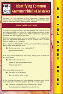 Common Grammar Pitfalls & Mistakes (Blokehead Easy Study Guide) - The Blokehead Success Series
