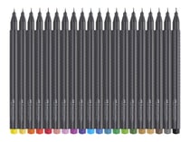 Set de 20 feutres Grip Finepen - 0,4 mm