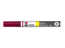 Marqueur textile - Marabu Textil painter Glitter 3mm - rouge scintillant