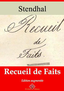 Recueil de faits – suivi d'annexes - Nouvelle édition 2019