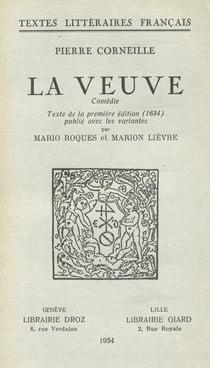 La Veuve ou le traître puni - comédie