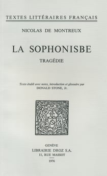 La Sophonisbe - Tragédie
