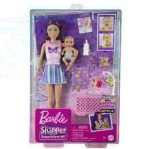 Barbie® - Skipper Baby-Sitter - Coffret poupée et accessoires