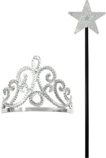 Diadème et baguette princesse