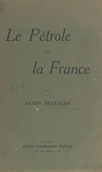 Le pe´trole et la France