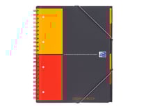 Cahier polypro - 24.5 x 31 cm - Organiserbook - Oxford - 160 pages petits carreaux