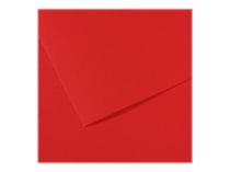 Feuille MI-TEINTES® Canson - 50 x 65 cm - 160g/m² - rouge vif