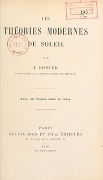 Les théories modernes du soleil
