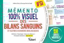 Mémento 100% visuel des bilans sanguins et autres examens biologiques IFSI - 150 fiches colorées pour mémoriser facilement tous les examens biologiques, utiles pour réviser et en stage