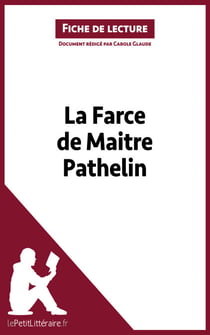 La Farce de maitre Pathelin (Fiche de lecture) - Analyse complète et résumé détaillé de l'oeuvre