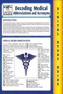 Medical Abbreviations and Acronyms (Blokehead Easy Study Guide) - The Blokehead Success Series