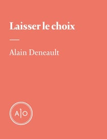 Laisser le choix