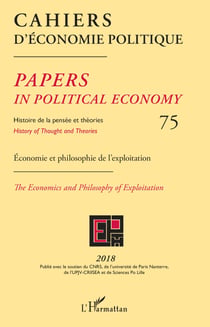 Cahiers d'économie politique 75 - Economie et philosophie de l'exploitation